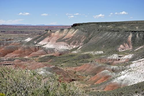 the Painted Desert as seen from Nizhoni Point